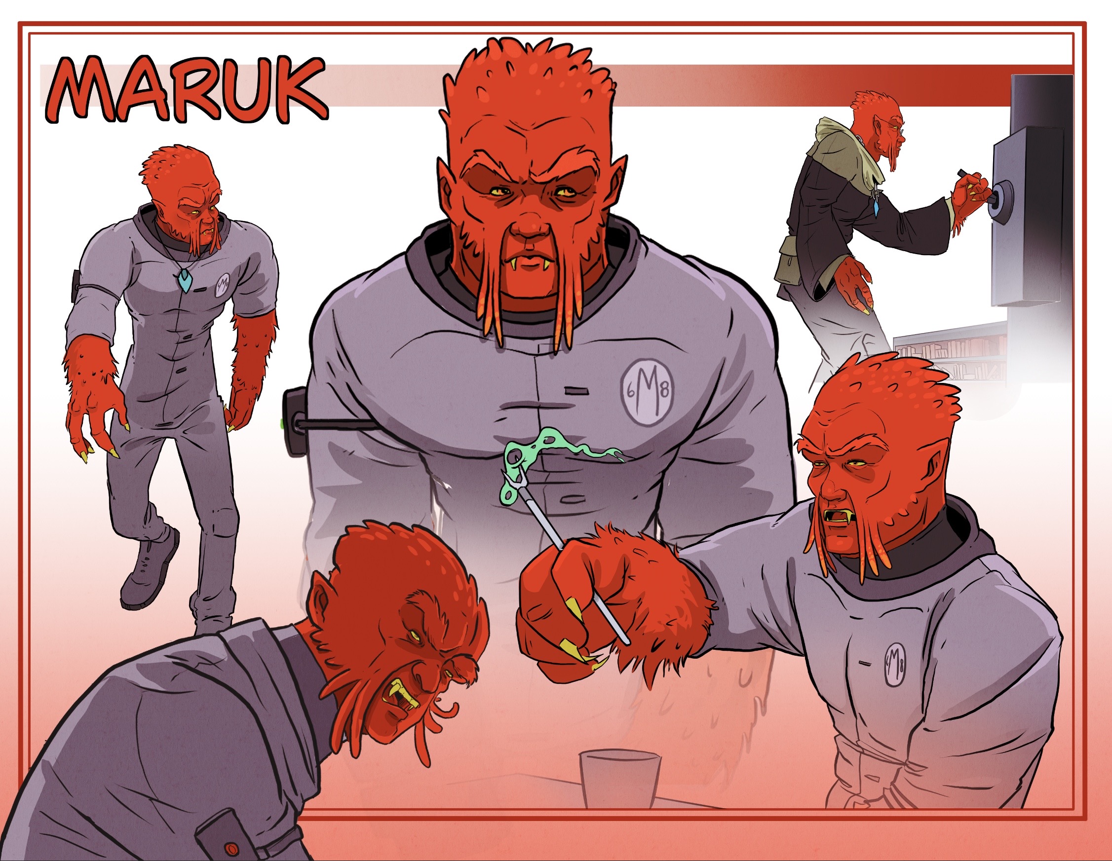 Character sheet for MARUK